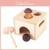 Wooden Pounding Platform Toys With Durable Construction For Preschool Learning