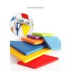 Children's Wooden Colorful Tangram Iron Box Storage Jigsaw Puzzle Puzzle Early Education Intelligence Number Letter Wooden Toys