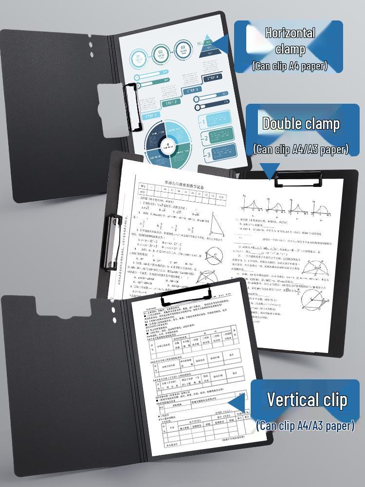 A4 Multifunctional Clipboard Folder - Writing Pad & Organizer