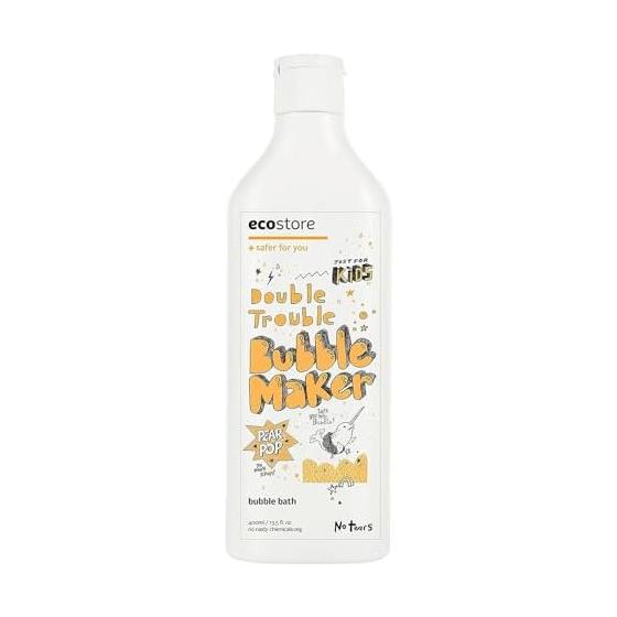 ecostore Bubble Bath [Pear Pear Pop] 400mL Bubble Bath for Children Kids Bath Fee Bubble Bath Skin-friendly