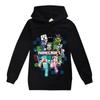 Minecrafted Hoodie for Kid Toddler Kawaii Long-sleeved BOY Winter Thin Sweatshirt Fashion Idol Printed Warm Children's Tops Gift