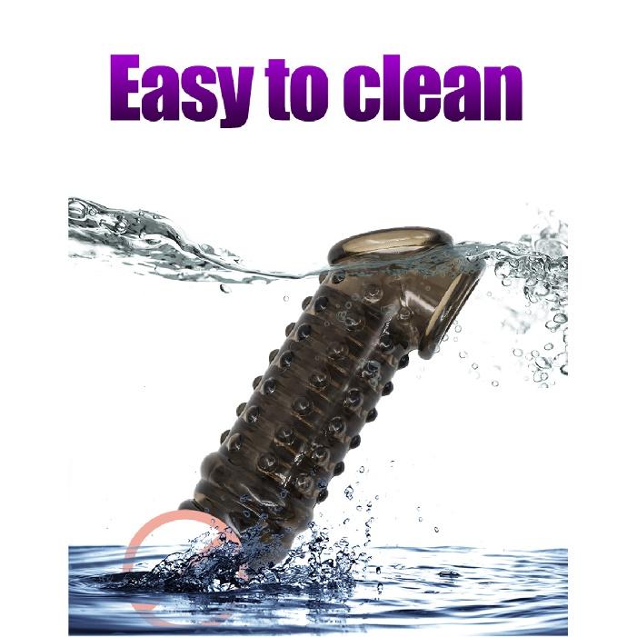 Delayed Ejaculation Penis Sleeve with G-spot Stimulation Function Spike Sleeve for Adults To Increase Passion Sex
