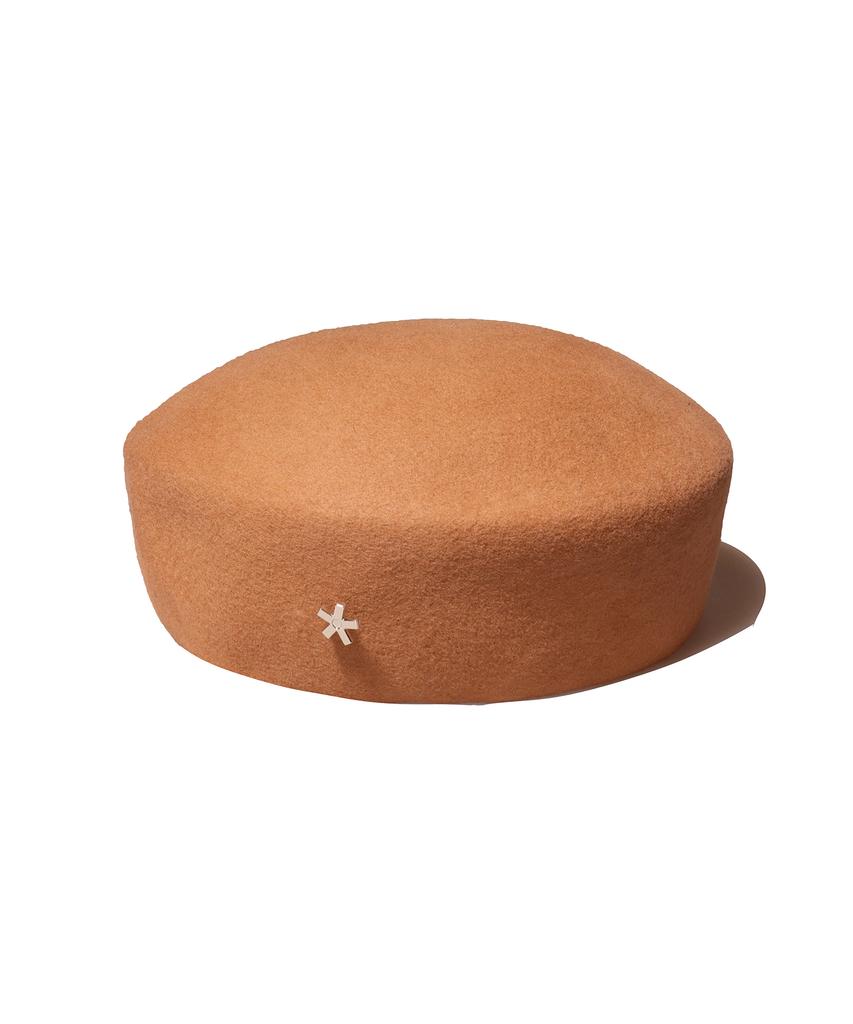 Elkebeullum Medeleine Wool Brown Beret