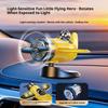 1 Stück Solarbetriebenes rotierendes Flugzeug Auto Armaturenbrett Ornament 360° Auto Spin Dekoration Flugzeug Ornamente Auto Innenraum Dekoration