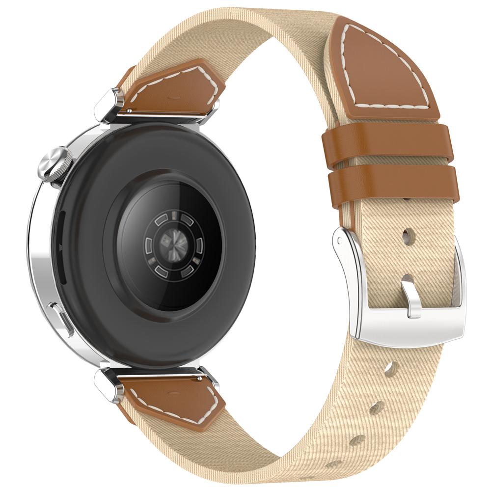 

Нейлоновый + Джинсовый Ремешок для Huawei Watch GT 5 Pro 42мм/GT 5 41мм/GT 4 41мм Универсальный 18мм Ремешок для Часов G