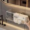 Waterproof Tissue Paper Storage Box Punch Free Tissue Box Holder New Cotton Towel Dispenser Box