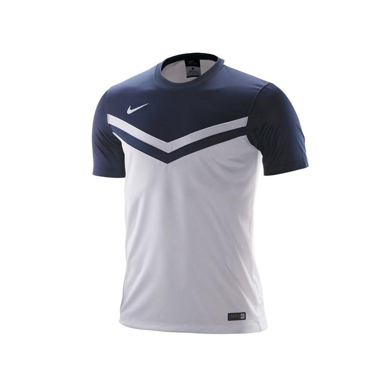 

Nike Dri-Fit Moisture Wicking Crew Neck Short Sleeve T-Shirt Men Tops White Navy 608023-100 S