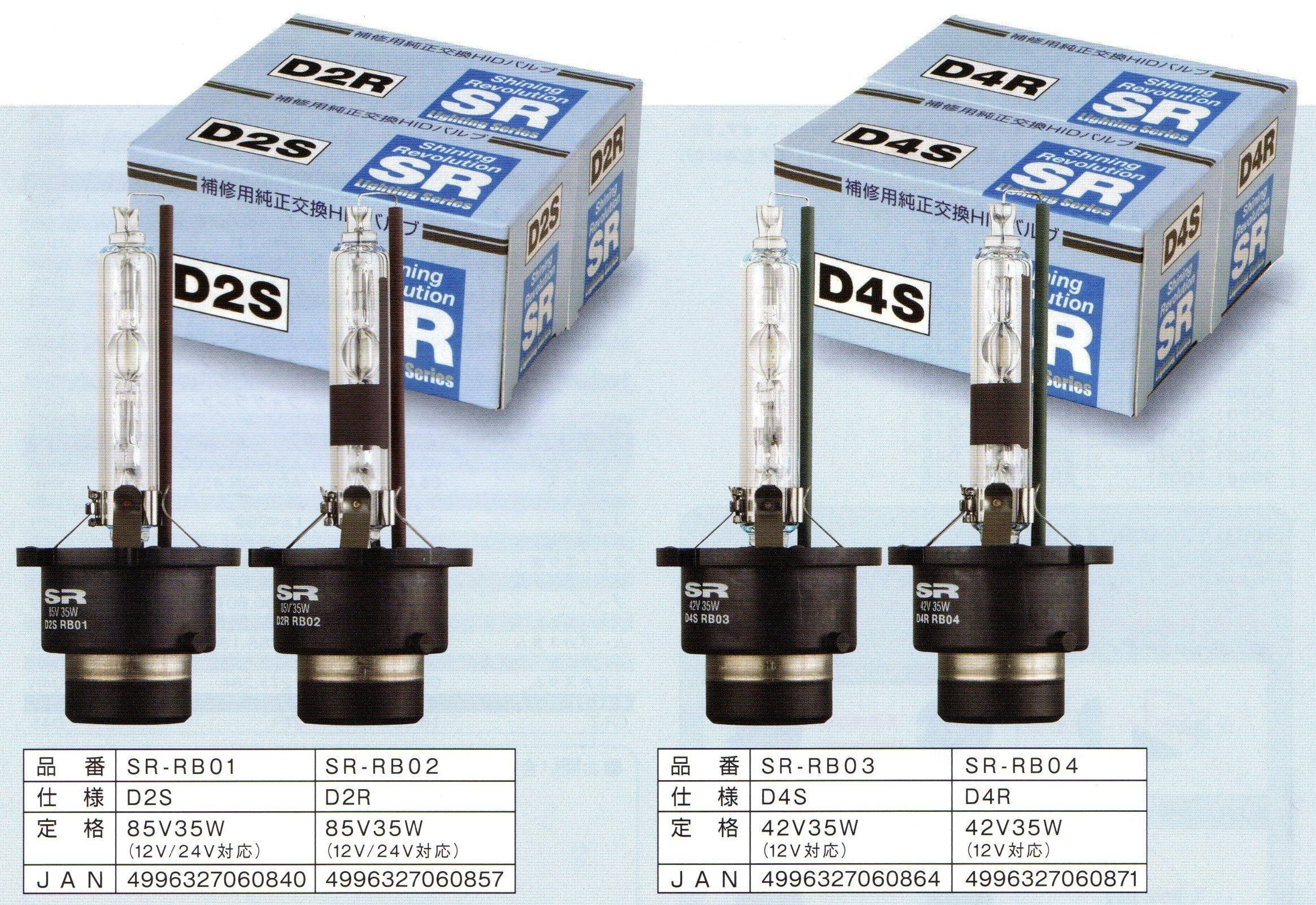 

Racing Gear Оригинальные сменные HID-лампы D4R [SR] SR-RB04