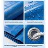 Plastic Woven Fabric Any Weather Protective Tarps Folding Sunshade Cloth Suitable for Picnics Hiking and Beach