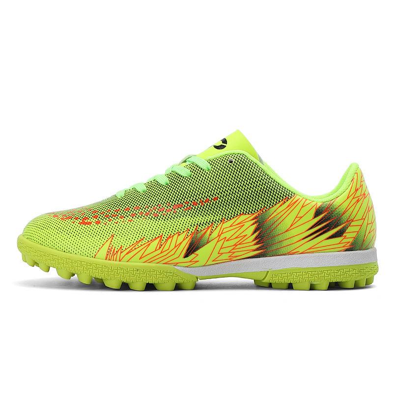 New Spring and Summer Low-top Football Shoes Fashion Long Nail Sneakers Nail Shoes Front Lace-up Running Shoes Grass Shoes
