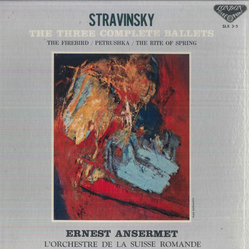 LP Record ERNEST ANSERMET, L ORCHESTRE DE LA  - Stravinsky The Three Complete Balle SLX35 LONDON Japan Classical Used