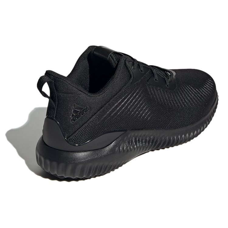 Adidas Alphabounce Daily Versatile Fabric Shock Absorption Non-Slip Durable Breathable Low-Top Running Shoes Unisex Running Shoes Black GY5403