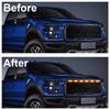 12V LED Car Grille Light Yellow Light Daytime Running Light DRL Decorative Warning Light  Haze Light For Pickup Truck SUV