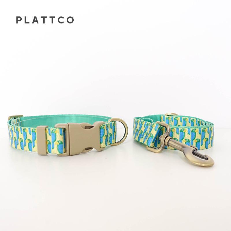 PLATTCO Animal Style Green Dog Leash: Comfortable & Easy-to-Use PDC360 L