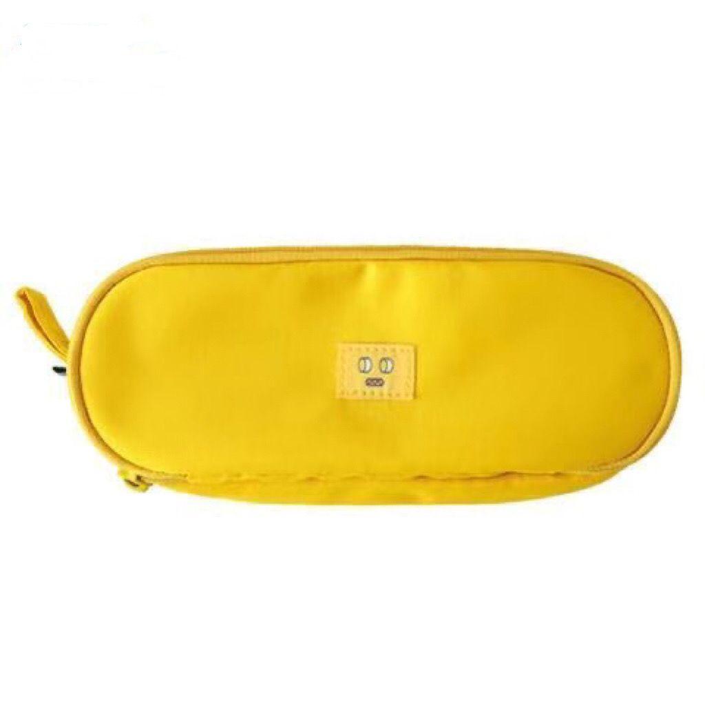 Rounded Double-layer Pencil Case Large Capacity Multi-functional Minimalist Extra-large Zipper Stationery Box for Students