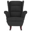 VidaXL Rocking Chair and Solid Hevea Wood Legs Relaxation Chair Living Room Sitting Room Bedroom Home Interior 329369