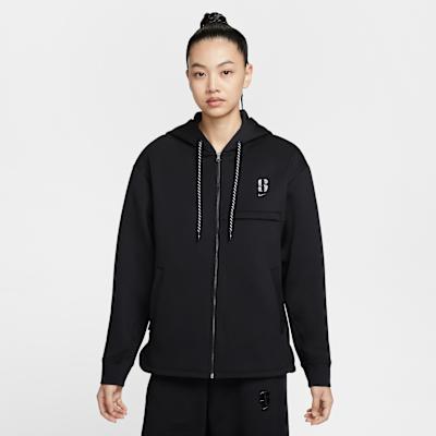 Куртки Nike Женские Черные С Капюшоном Умеренные Другие S