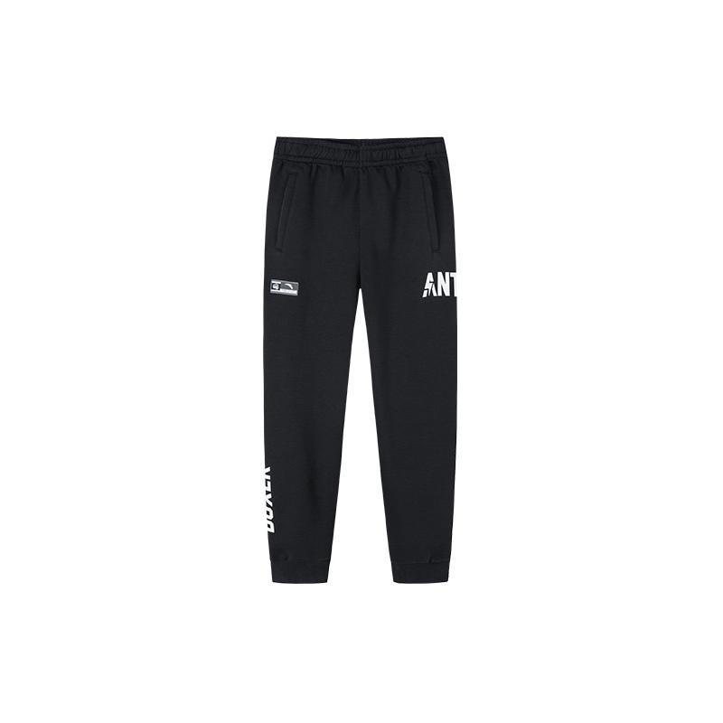 Anta Variety Training Collection Knitted Sweatpants Men s Basic Black/Pure White 152217302-1 L
