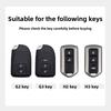 Compatible with Toyota Vios FS Key Cover for Older YARiS L, LEXI, and Yaris Models - Car Key Bag with Shell