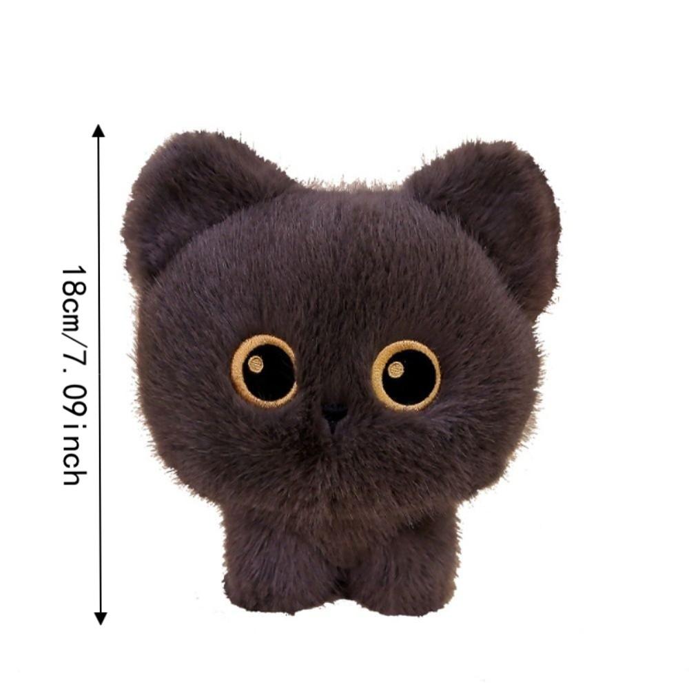 Siamese Cat Stuffed Doll Stuffed Animals Black Cat Plush Boy Girl Cat Plush Toy Holiday Gift
