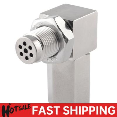90 Degree CEL Fix Check Engine Light Eliminator Replacement Automotive O2 Sensor Adapter with Mini Catalyst M18 X 1.5