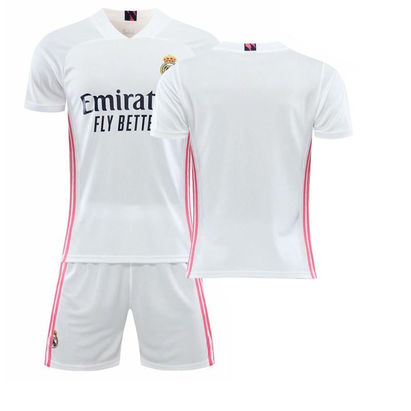 20-21 Home No. 7 C Ronaldo Football Suit Men's 20 Vinicius 4 Ramos 8 Cross