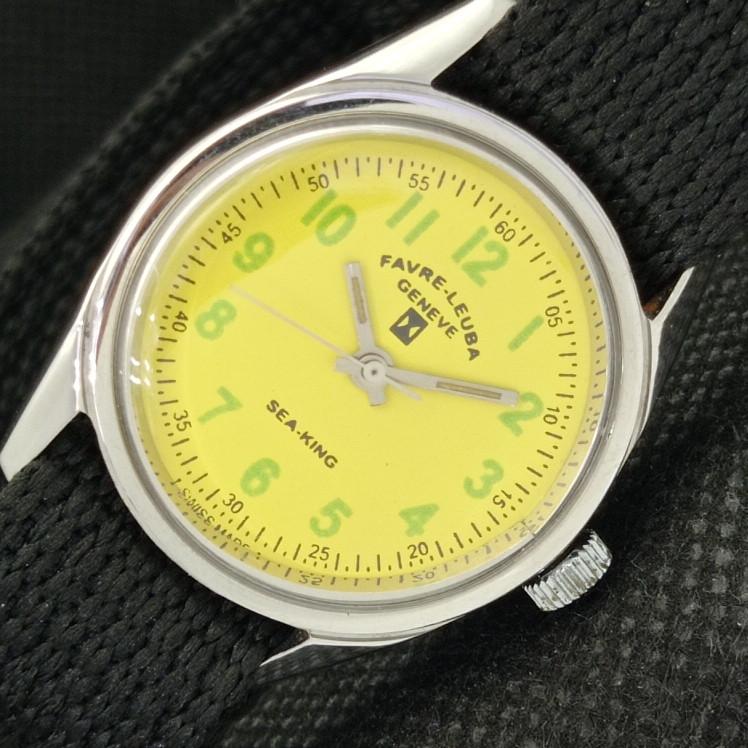 

МЕХАНИЧЕСКИЕ СТАРЫЕ FAVRE LEUBA SEA KING 253 WINDING ШВЕЙЦАРСКИЕ МУЖСКИЕ ЧАСЫ a318923-1 Sku611-a318923
