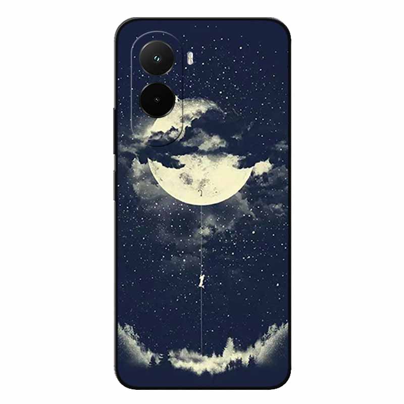 Soft Case For Xiaomi Poco M7 4G Cartoon Back Cover For PocoM7 M7 Silicone Bumper Protective Shockproof Capa Pocom7 4G Lion Coque