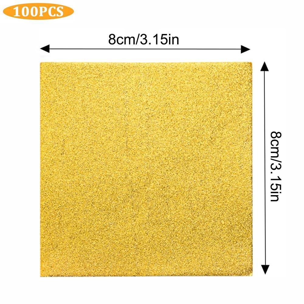 Gilded Aluminum Foil Paper Gold Candy Wrapping Paper New Foil Candy Wrappers DIY Decorations