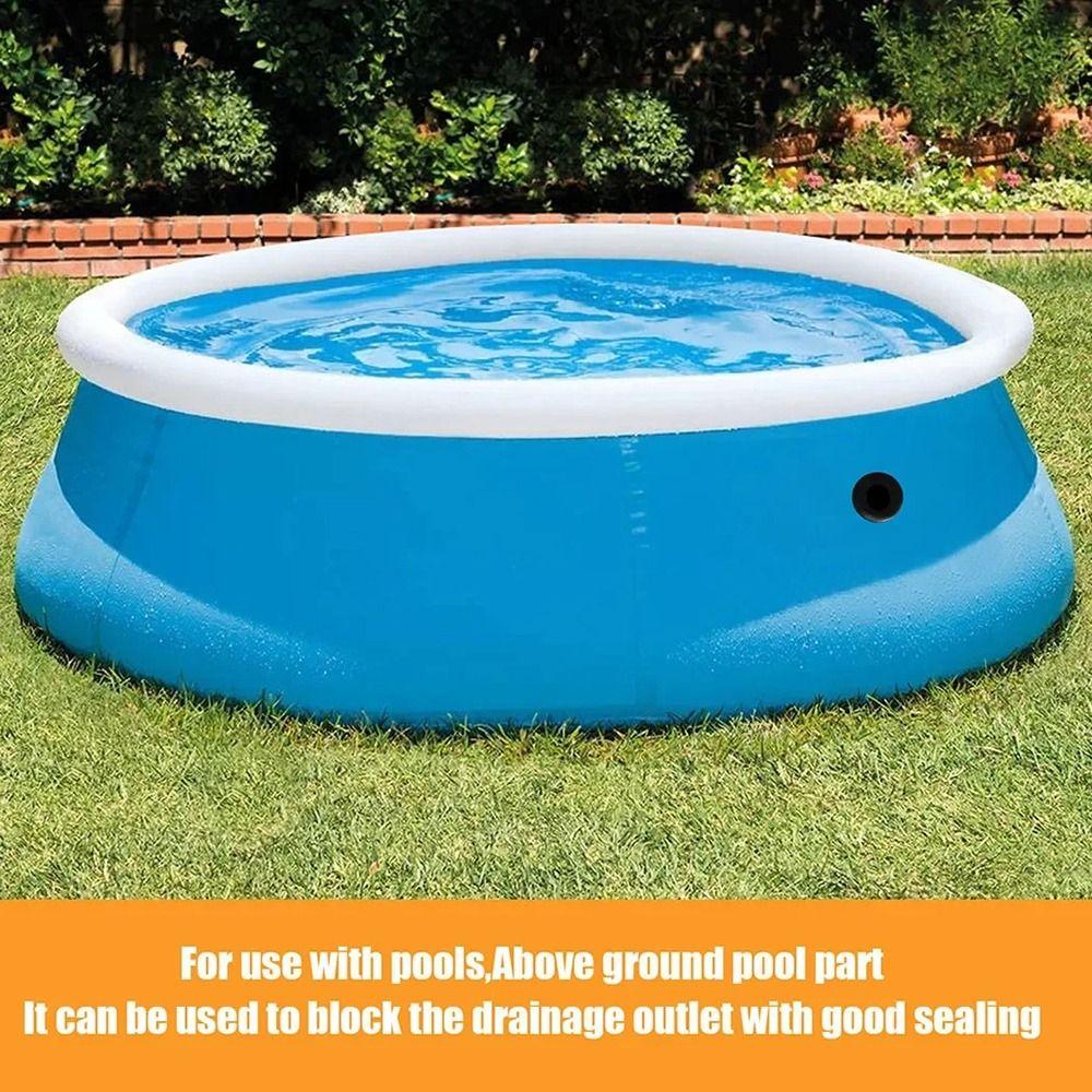 1/2/5Pcs For Intex Strainer Hole Plug Inflatable Swimming Pool Filter Pump Pool Wall Drain Plug