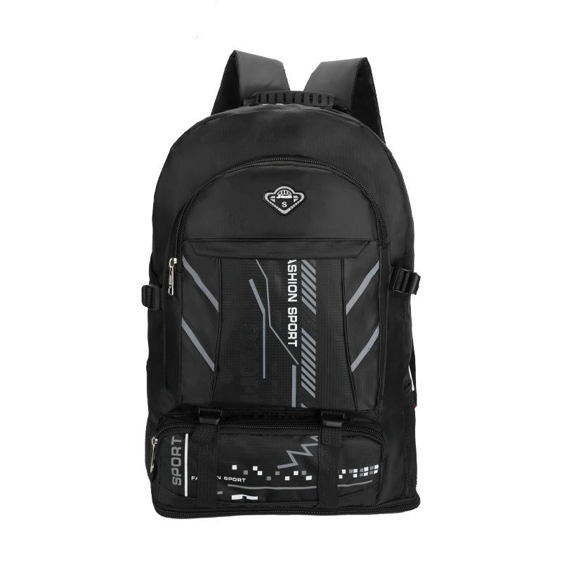 

[Expandable] 65-liter large-capacity backpack, sports outdoor travel backpack, men s and women s mountaineering bags, luggage bags 35*14*65