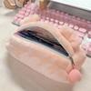 Desktop Storage Plush Pencil Bag Large Capacity Pig Pencil Case Stationery Bag  Cosmetic Box