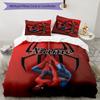 3pcs Spider Man1 Cover Set - Personalized Name, HD Printed Bedding with 1 Cover and 2 Pillowcases - Perfect for Home Decor, Easy Care