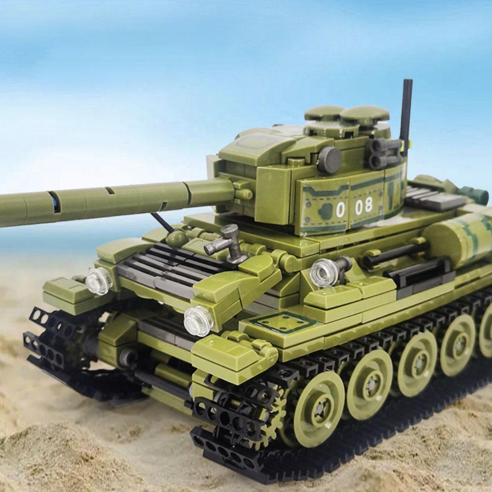 Main Battle Tank Building Block Splicing Model Ornaments Children's Educational Toys
