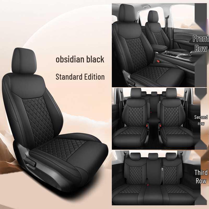 Wuling Jiachen Seven-Seater Leather Car Seat Cushion - Universal, All-Season Fit