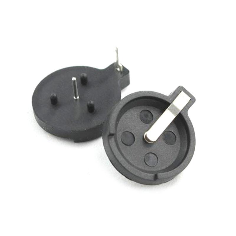 Lot 100pcs/Pack BS1620-1 CR1620 CR1616 CR1632 Cell Coin Button Battery Holder 3V CR 1620 1616 1632 Battery Box Socket Case