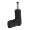 Typ-C-Buchse auf DC 3,5 mm x 1,35 mm Ladeadapter 90-Grad-Konverter DC-Netzteil