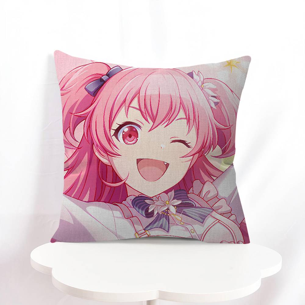 A-Airi Momoi Cartoon Cushion Cover Pillowcase Upholstery Sofa Throw Pillow Home Decor Pillowcas