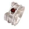 Garnet Spinner Ring, 925 Sterling Silver Ring, Meditation Ring, Gemstone Ring, Handmade Ring, Silver Ring, Spinner Ring, Gift For Her, Party Wear Gift
