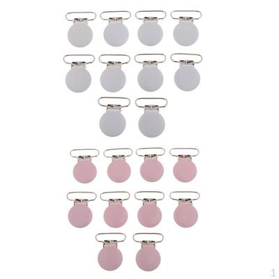 20Pcs 30mm Webbing Hook Pacifier Suspender Clips for Craft, Making Holders, , Toy Holder