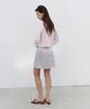 Bikomelli Aira Satin Mini Skirt_Silver