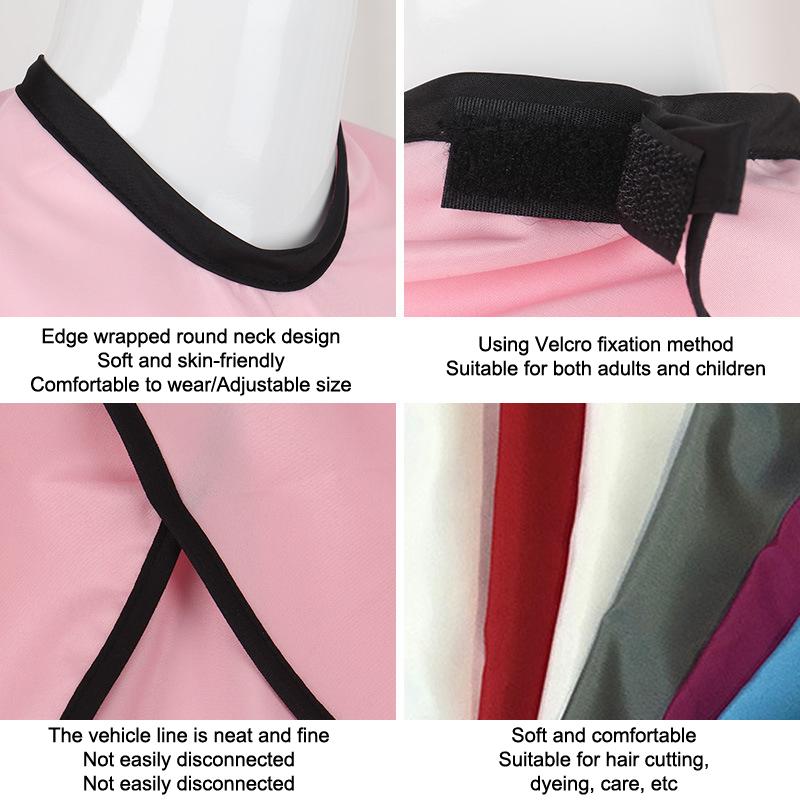 Hairdresser's Hair Cutting Cape Reusable Waterproof Hair Dyeing Scarf Hair Styling Salon Tool Hair Dyeing Apron Styling Cloth
