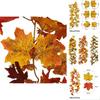 Realistischer Herbst-Ahornblatt-Girlande für Thanksgiving- und Halloween-Dekorationen