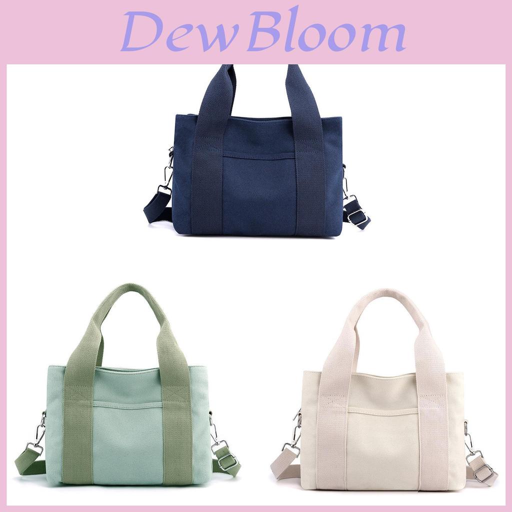 Canvas Tote Bag For Women With Zipper Pockets Urban Minimalist Style