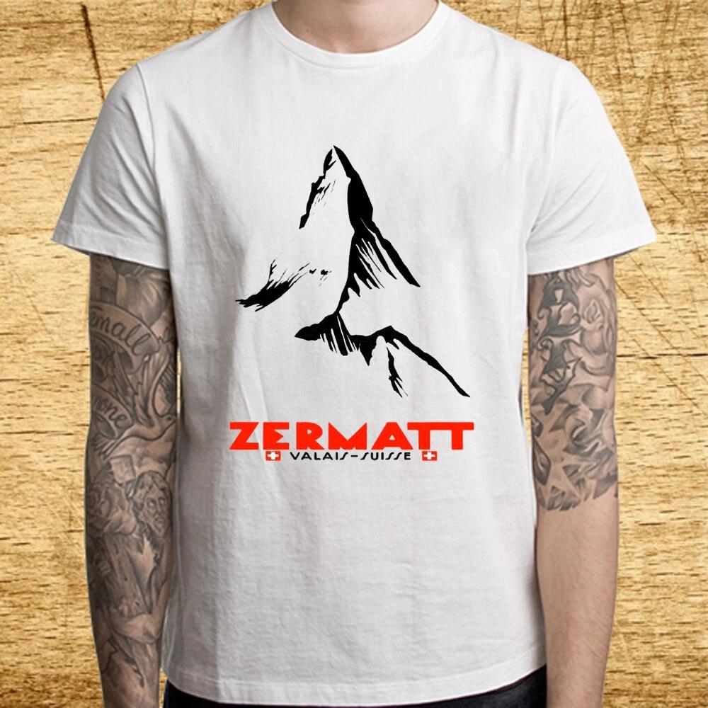 Men s and Women s T-shirts Swiss Alps Ski Zermatt Valais XXL
