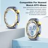 Nytt hårt PC-fodral kompatibelt för Huawei Watch GT5 46 mm Tillbehör Anti-fall Skyddande Cover Ram Utskuren Urram Bumper