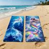Mermaid Cartoon Anime Towel For Outdoor Camping Beach Towel Super Absorbent Quick-Drying Summer Towel