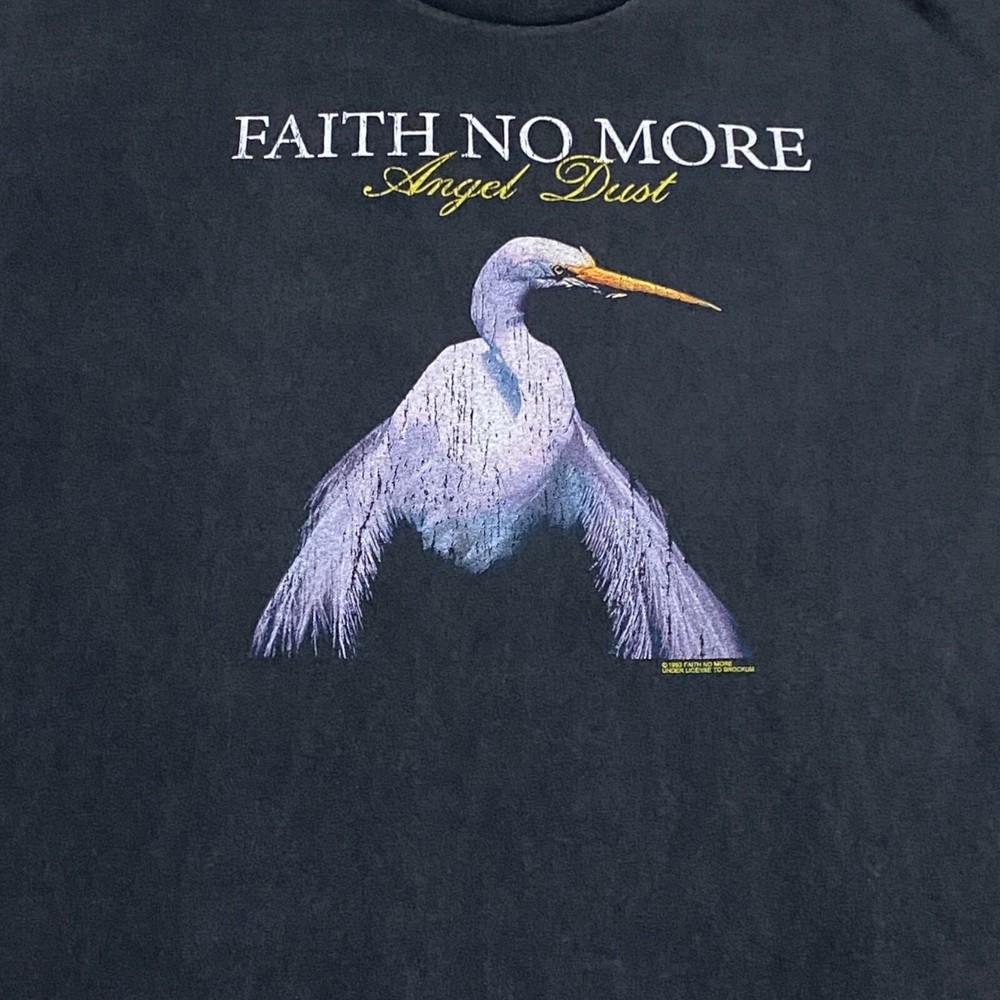 Vintage 1992 Faith No More Turné na Angel Dust L Tričko s jedním stehem REPRINT