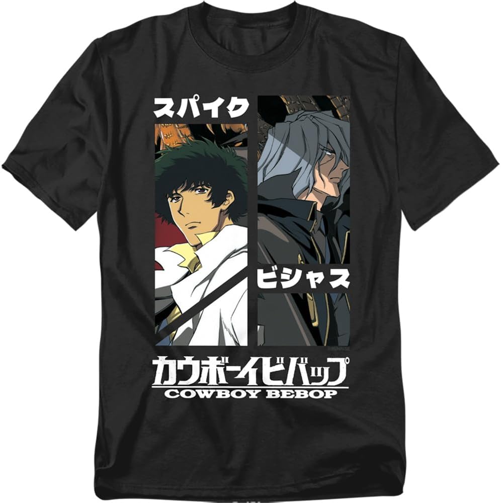 Popfunk Cowboy Bebop Spike x Vicious Unisex Adult T Shirt S разноцветный