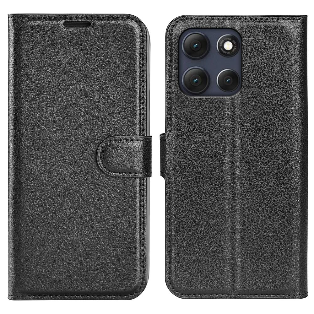 For Motorola Moto G86 Power 5G Case Litchi Texture Shockproof Leather Wallet Phone Cover